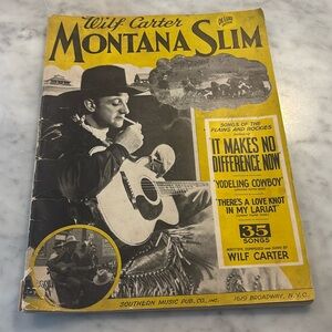 Wild Carter Montana slim music book